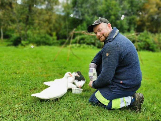 Oyvind og endene i dammen